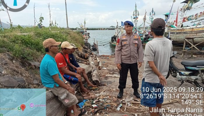 Berikan Himbauan Dan Edukasi Keselamatan Pelayaran Ini Pesan Personel Polairud Polresta Banyuwangi 