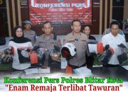 Maklumat Satu Suro, Polres Blitar Kota Tangkap Enam Remaja Terlibat Tawuran