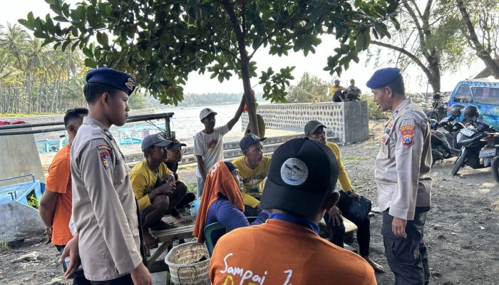 Lakukan Patroli Dan Pelatihan Penggunaan Lifejacket Ini Pesan Personel Polairud Polresta Banyuwangi