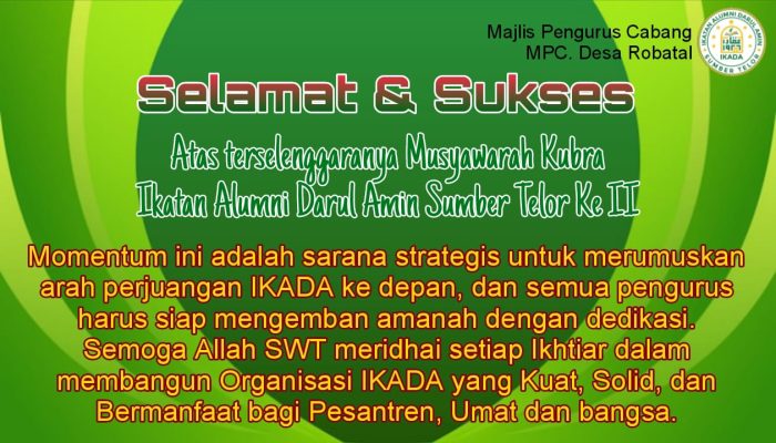 Mengiringi MUSKUB IKADA Ke-2 Dengan Doa dan Harapan