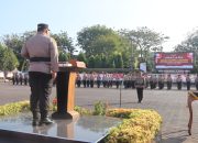Polres Pasuruan Gelar Sertijab Dan Kenaikan Pangkat 60 Anggota