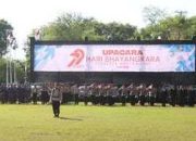 Kapolresta Banyuwangi Pimpin Upacara Hari Bhayangkara ke-79 Tahun: Pentingnya Kehadiran Polri yang Humanis Dan Dekat Dengan Rakyat