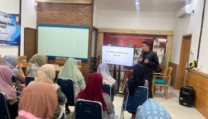 Peningkatan Mutu Dan Kelayakan, Dinas Tenaga Kerja Transmigrasi Dan Perindustrian Banyuwangi Giat Pelatihan Bagi Pelaku IKM