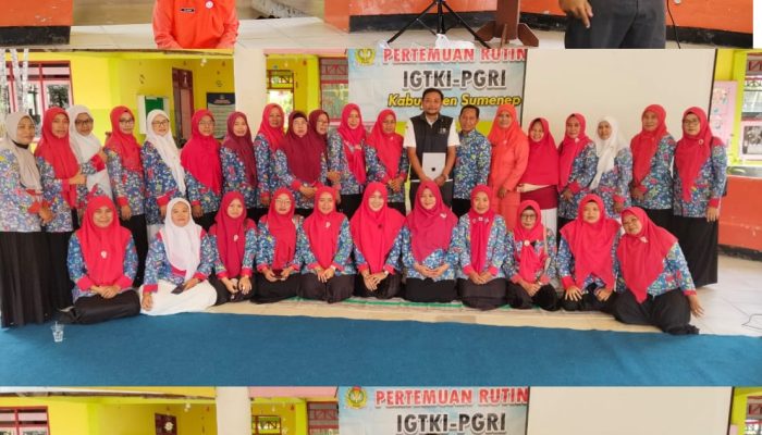 IGTKI Kabupaten Sumenep Gelar Pertemuan Bulanan di TKN Pembina, Tekankan Peran Guru dalam Kesehatan Anak