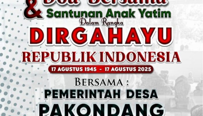 Desa Pakondang Akan Gelar Doa Bersama & Santunan Anak Yatim di Asta Agung Bheleng, Peringati HUT RI ke-80