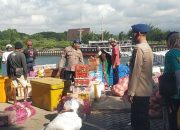 Personel Satpolairud Polresta Banyuwangi Lakukan Patroli Dikawasan Dermaga Pelabuhan Marina Boom Banyuwangi