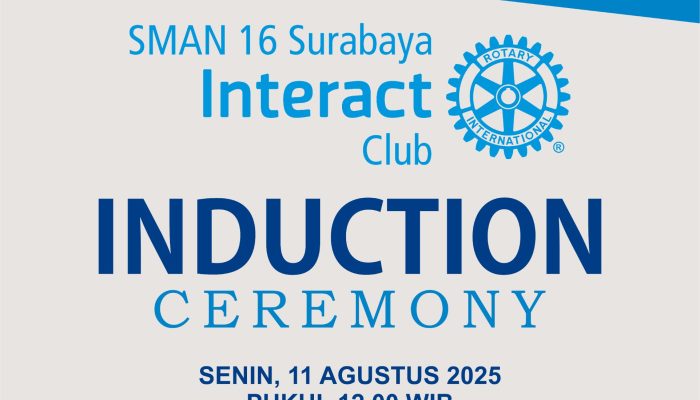 Rotary Club Akan Luncurkan Interact Club SMAN 16 Surabaya