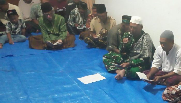 Tahlilan di Tengah TMMD, Momentum Doa Bersama
