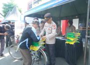 Polres Ponorogo Gelar Pasar Murah, Sediakan 47 ton Beras Warga Sambut Antusias
