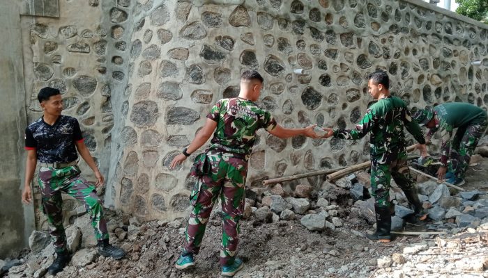 Jembatan Impian Warga Hampir Rampung, Satgas TMMD Kerja Tanpa Lelah