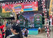 Satgas TMMD Semarakkan Jalan Sehat di Ponpes Darul Muttaqin