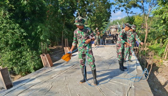 Jembatan TMMD ke-125 di Banyuwangi Hampir Rampung, Warga Segera Nikmati Akses Lancar
