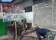 Satgas TMMD Selesaikan Pengecatan MCK di Dusun Tegalwagah