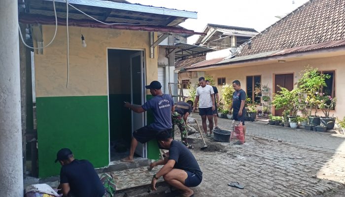 Progres Pembangunan MCK TMMD 125 Kodim 0825/Banyuwangi Capai Tahap Akhir