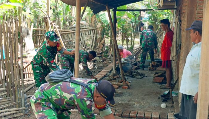 Anggota Koramil 0825/18 Purwoharjo Laksanakan Program Rutilahu Untuk Warga Binaan