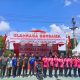 Kasdim 0825/Banyuwangi Hadiri Olahraga Bersama Dalam Rangka Semarak HUT Ke-80 Kemerdekaan RI di Polresta Banyuwangi