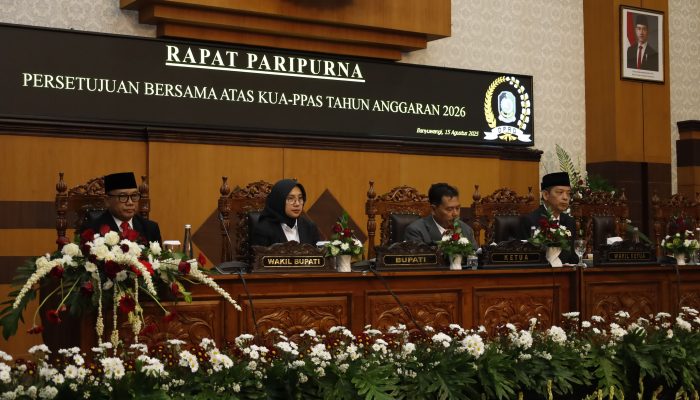 Dandim 0825/Banyuwangi Hadiri Rapat Paripurna DPRD Kabupaten Banyuwangi