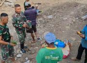Satgas TMMD ke-125 Kodim 0825/Banyuwangi Humanis dengan Warga di Sela Istirahat