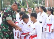 Irdam V/Brawijaya Apresiasi Prestasi Karate Binaan Kodim 0825/Banyuwangi