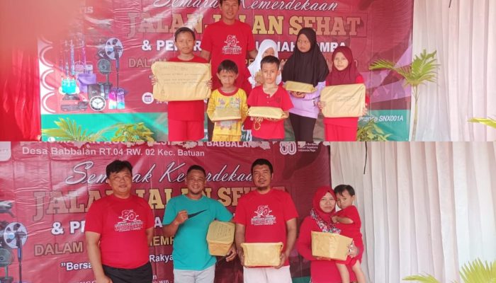 Ucapan Terima Kasih dan Apresiasi atas Terselenggaranya Kegiatan Jalan Sehat Dalam Rangka HUT ke-80 Republik Indonesia