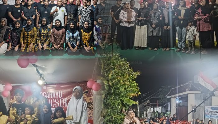 Warga Manggis Lingkungan Kalipuro Asri Gelar Pentas Seni Di HUT Kemerdekaan RI