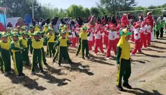 Penguatan Karakter dan Kebugaran Anak Usia Dini melalui Lomba Senam di Desa Pajannangger
