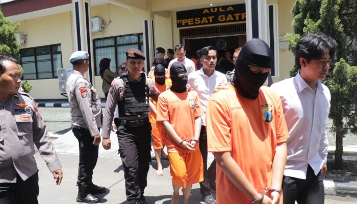 Polres Magetan Berhasil Amankan Komplotan Perampok Spesialis Minimarket