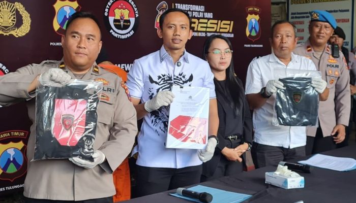 Polisi Amankan Oknum Pesilat Di Tulungagung yang Aniaya Wakapolsek Pakel
