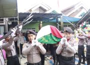 Penghormatan Kedinasan: Kapolres Sumenep Pimpin Upacara Pemakaman Bripka Rahmat Hidayat