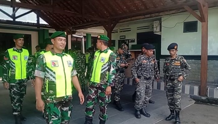 TNI dan Banser Gelar Apel Sinergi Kebangsaan di Banyuwangi