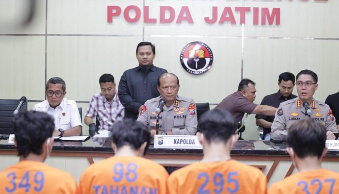 Polda Jatim Ungkap Ratusan Pelaku Aksi Anarkis di 10 Kota, Kerugian Capai Rp 256 Miliar