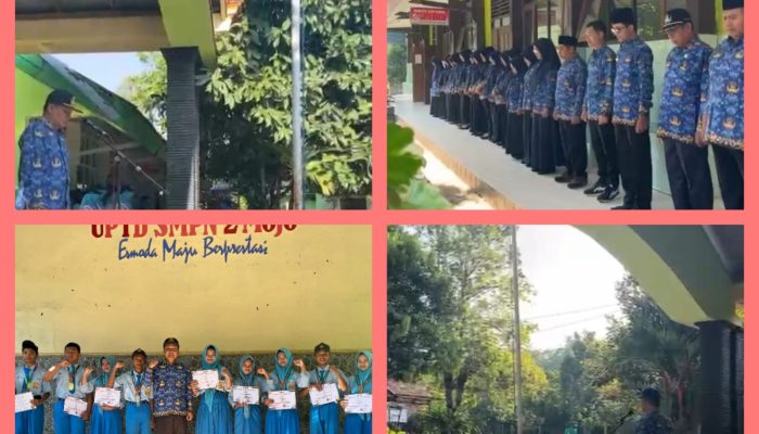 SMP Negeri 2 Mojo Kabupaten Kediri Gelar Upacara Hari Kesaktian Pancasila