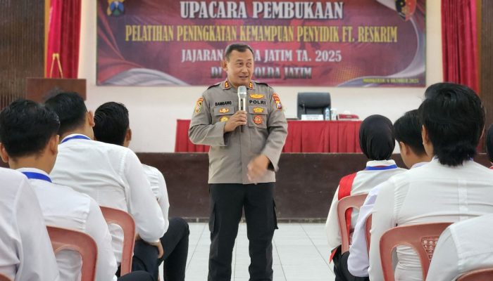 Tingkatkan Kemampuan 100 Penyidik Jajaran Polda Jatim Dibekali Integritas dan Empati di SPN Polda Jatim