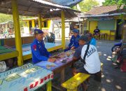 Personel Polairud Polresta Banyuwangi Sampaikan Himbuan Dan Pesan Kamtibmas
