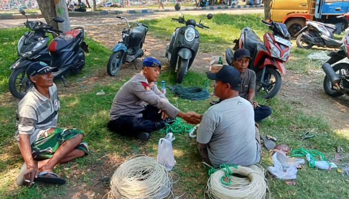 Ciptakan Lingkungan Yang Aman Dan Kondusif, Personel Polairud Ajak Peran Serta Masyarakat