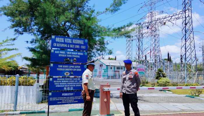Cegah Gangguan Dikawasan Obyek Vital Nasional Ini Pesan Personel Polairud Polresta Banyuwangi