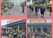 Danramil Beserta Anggota Koramil 0809/01 Kota Kediri, Pemuda Pemudi Ikuti Lari Pagi