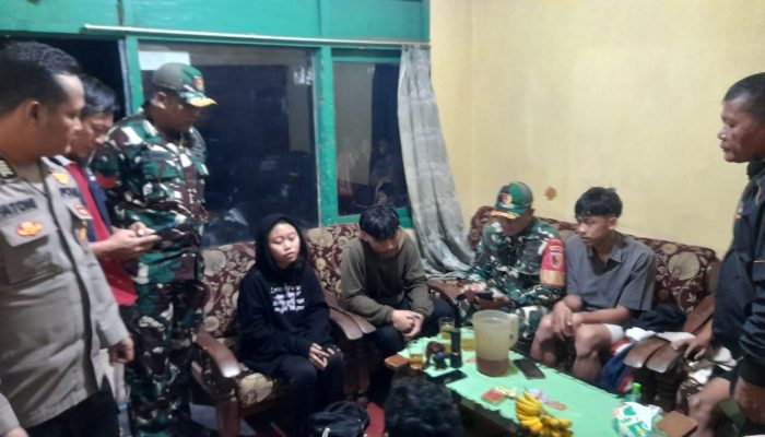 Tim Gabungan Koramil Songgon Berhasil Evakuasi Dua Wisata Yang Tersesat Di Kawasan Air Terjun Lider