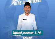 Ketua Paguyuban Pemuda Kangean Adi Jaya, Apresiasi Pelantikan Ingsani Pramono, S.Pd sebagai ASN PPPK Kementerian Sosial 