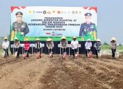 Kapolda Jatim Pimpin Penanaman Jagung Serentak Kwartal IV di Mojokerto Pakai Benih Eco Bhayangkara