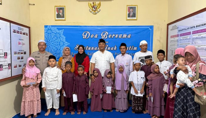 Kapolsek Kejayan Gelar Doa Bersama dan Santunan Anak Yatim, Harap Keberkahan dan Kondusivitas Wilayah