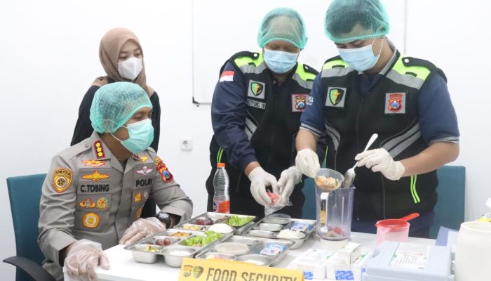 Kapolresta Sidoarjo Cek SPPG, Pastikan MBG Sesuai Standar Gizi