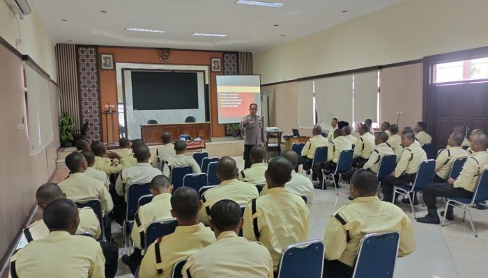 Sat Binmas Polres Pasuruan Bekali Satpam Gada Pratama dengan Wawasan Antinarkoba dan Komunikasi Efektif